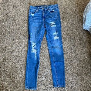 AMERICAN EAGLE HIGH RISE JEGGINGS SIZE 8
